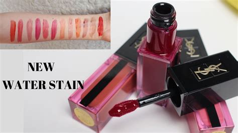 ysl water stain temptalia|YSL water stain lip stain.